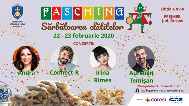 Afișul evenimentului Fasching, Sărbătoarea Clătitelor 2020