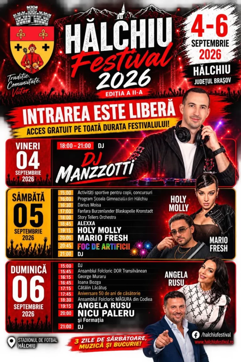 Afișul evenimentului Hălchiu Festival 2026