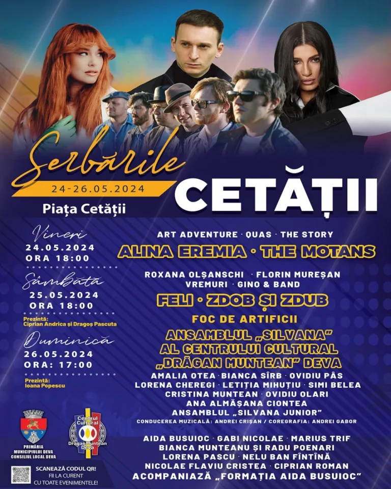 Afișul evenimentului Serbările Cetății Deva 2024