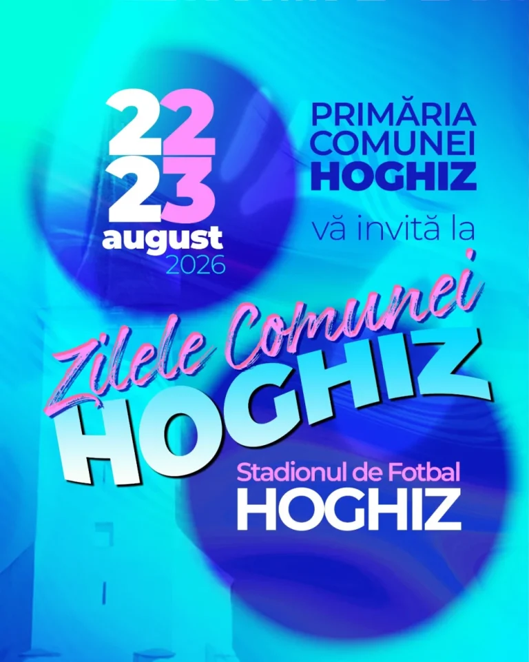 Afișul evenimentului Zilele Comunei Hoghiz 2026