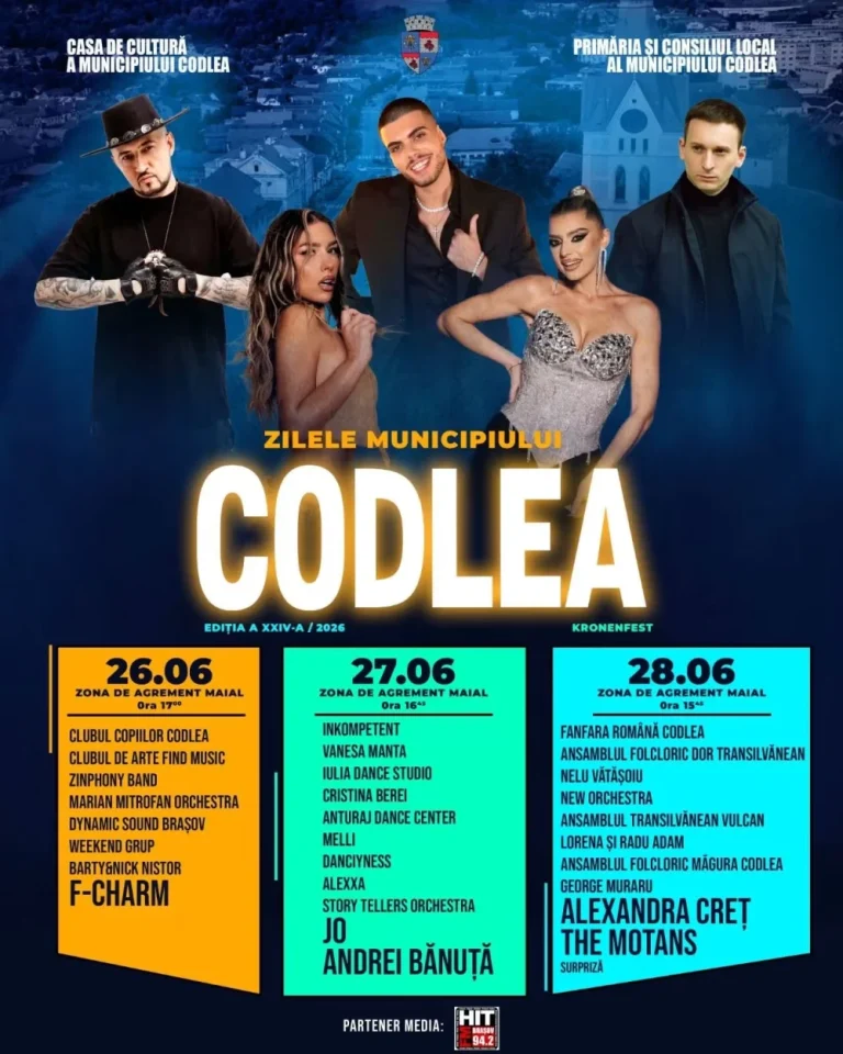 Afișul evenimentului Zilele Municipiului Codlea 2026