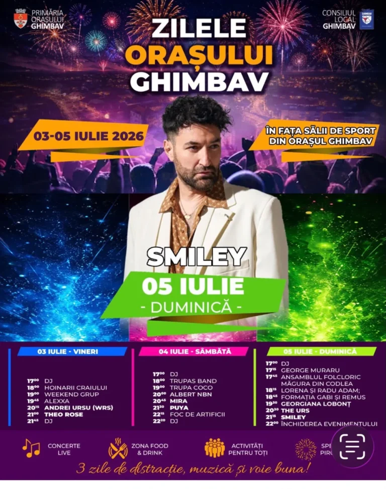 Afișul evenimentului Zilele Orașului Ghimbav 2026